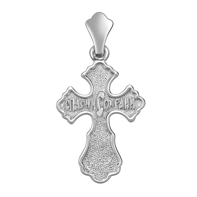 Кулон крест из платины (054301)