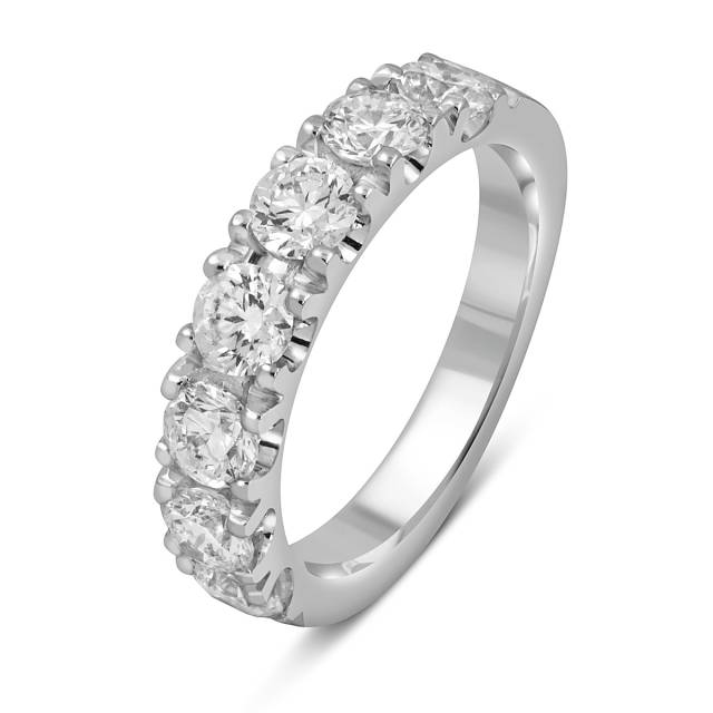 Кольцо из белого золота с бриллиантами "Crivelli" (052630)