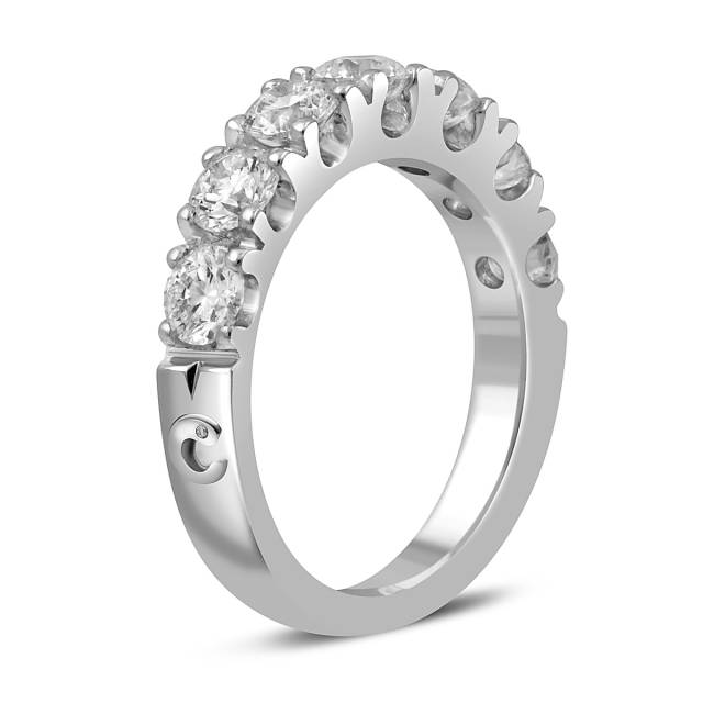 Кольцо из белого золота с бриллиантами "Crivelli" (052630)