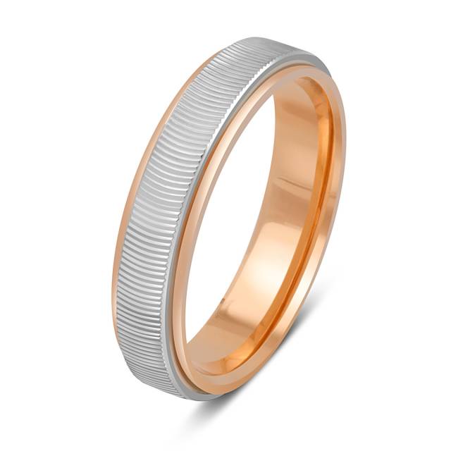 Обручальное кольцо из комбинированного золота TIAMO (045559)