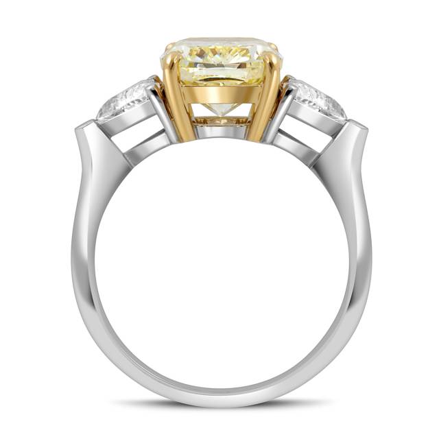 Помолвочное кольцо из белого золота с бриллиантами (048000)