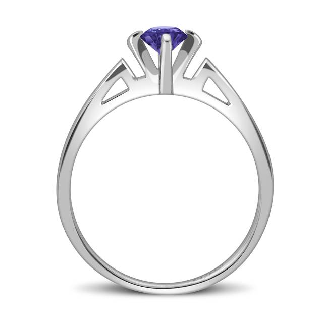 Помолвочное кольцо с танзанитом (045266)