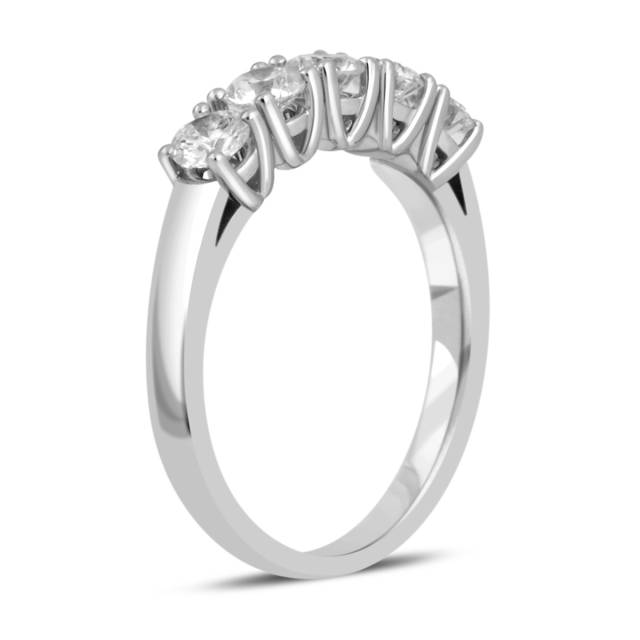 Кольцо из белого золота с бриллиантами (040897)