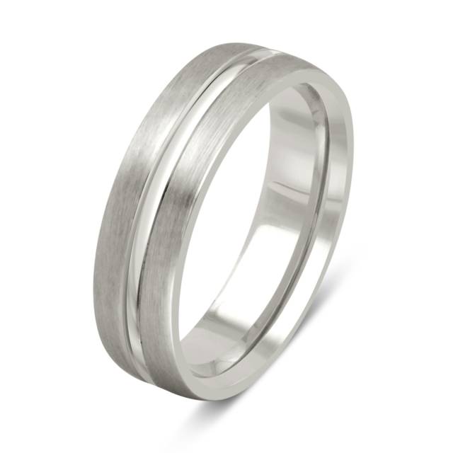 Обручальное кольцо из платины (040989)