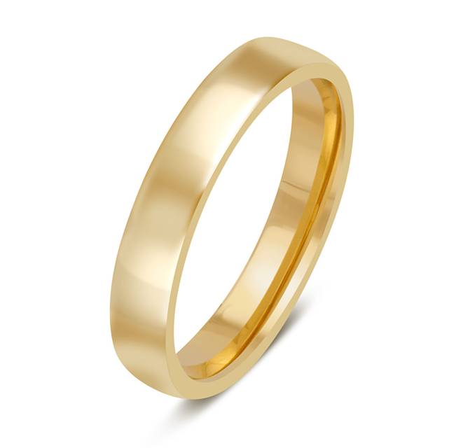 Обручальное кольцо из жёлтого золота TIAMO (045734)