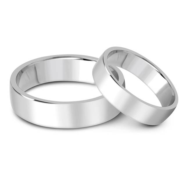 Обручальное кольцо из платины (024813)