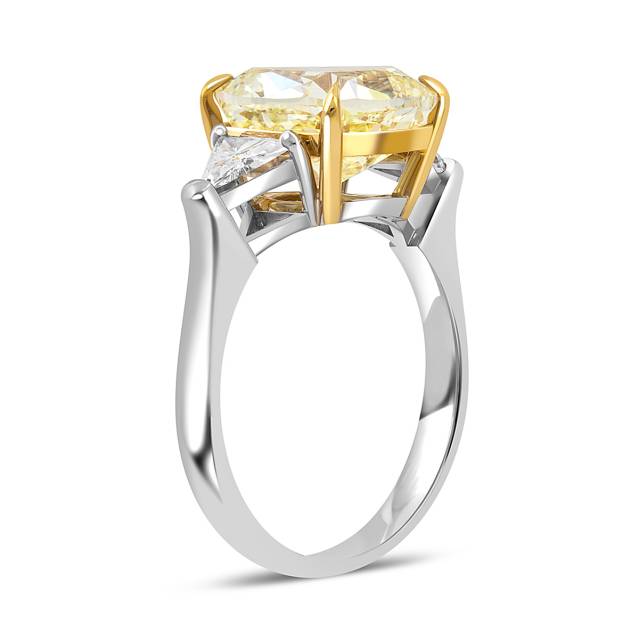 Помолвочное кольцо из белого золота с бриллиантами (052473)
