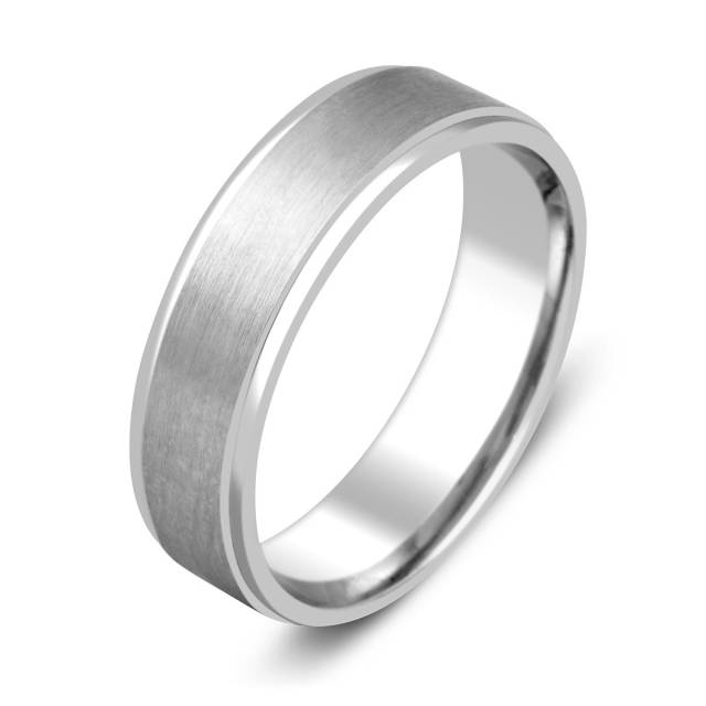Обручальное кольцо из платины (023746)