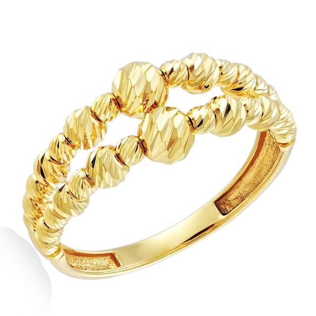 Кольцо из жёлтого золота (054278)