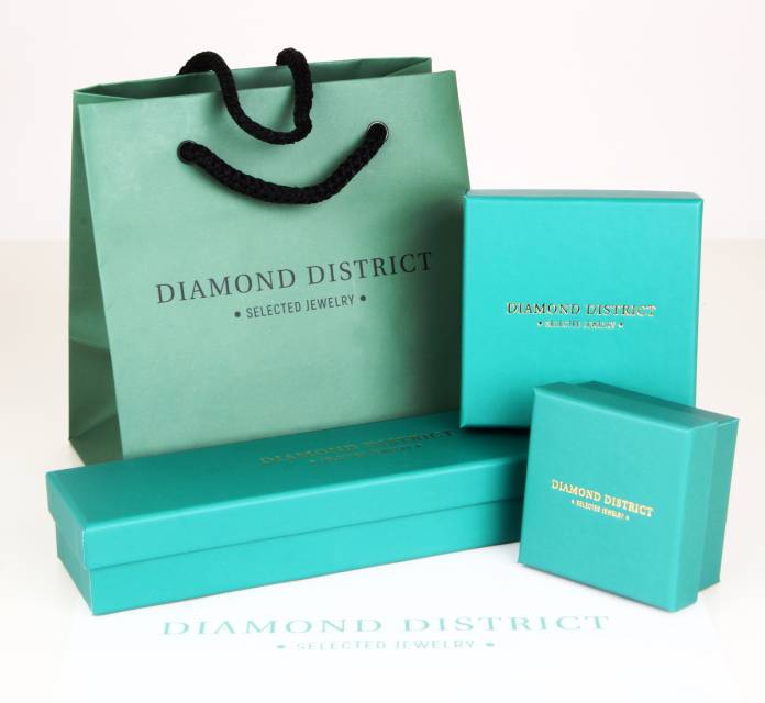 Серьги из белого золота с бриллиантами и сапфирами (040878)