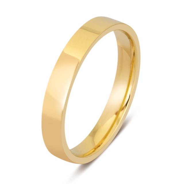 Обручальное кольцо из жёлтого золота (040558)