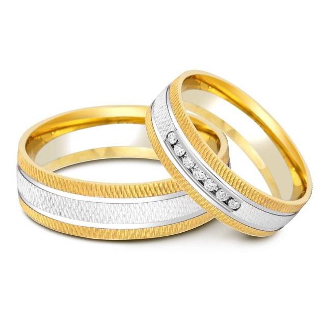 Обручальное кольцо с бриллиантами Roberto Bravo (000794)