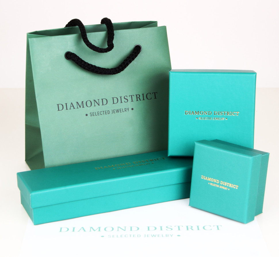 Помолвочное кольцо из белого золота с бриллиантами (049417)