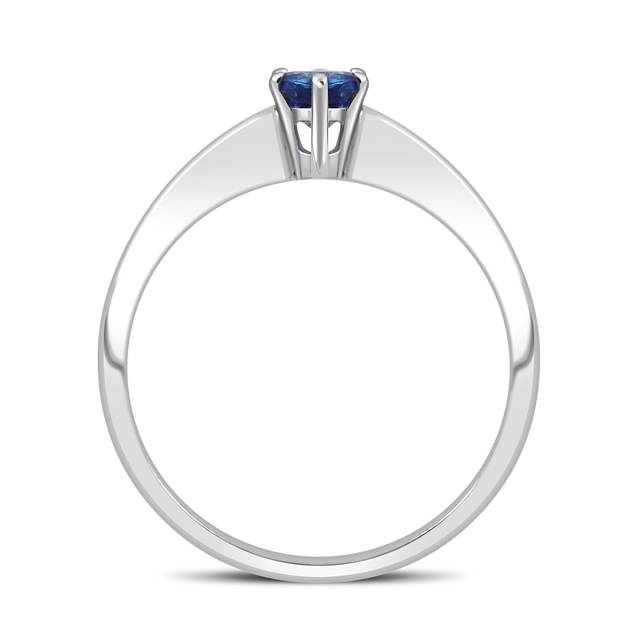 Помолвочное кольцо из белого золота с танзанитом (043173)