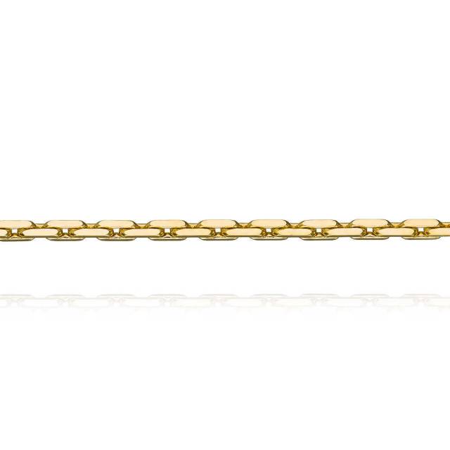 Цепь из жёлтого золота, плетение Якорное (047004)
