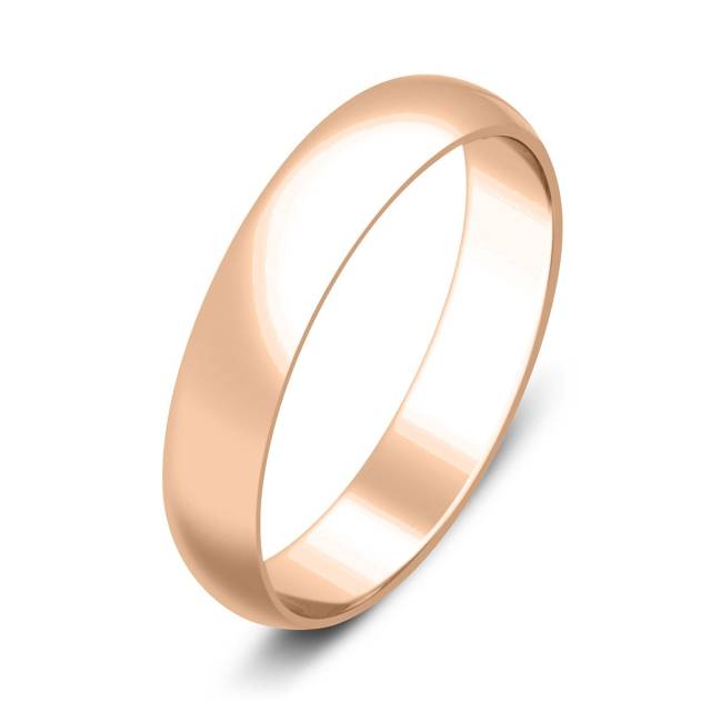 Обручальное кольцо из красного золота (003518)