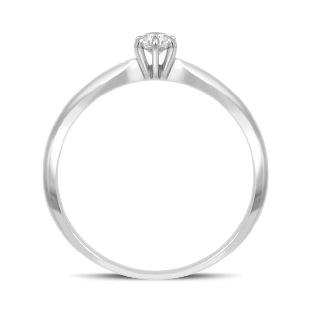 Помолвочное кольцо из белого золота с бриллиантом (032595)