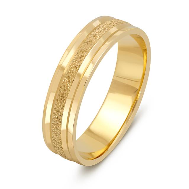 Обручальное кольцо из жёлтого золота (047361)
