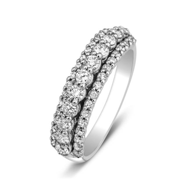 Обручальное кольцо с бриллиантами (014900)