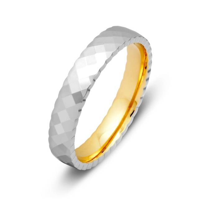 Обручальное кольцо из золота Tiamo (014931)