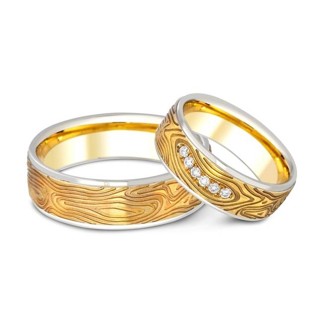 Обручальное кольцо с бриллиантами Peter Heim (010950)