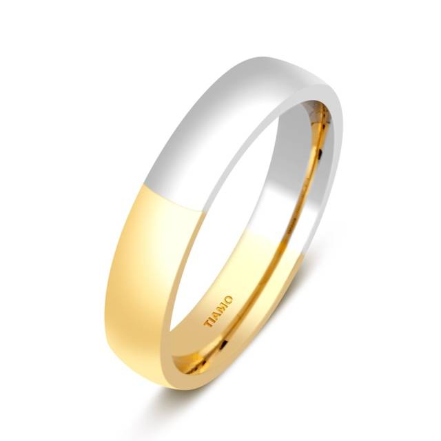 Обручальное кольцо из комбинированного золота TIAMO (000632)