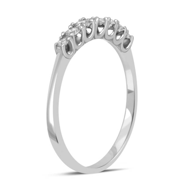 Кольцо из белого золота с бриллиантами (032578)