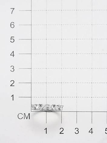 Кольцо из белого золота с бриллиантами (053685)