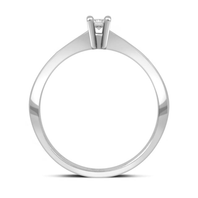 Помолвочное кольцо из белого золота с бриллиантом (032562)