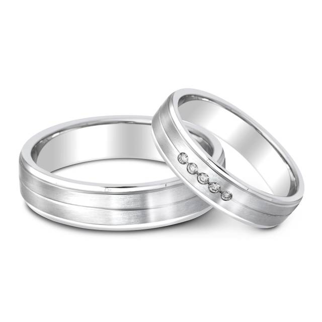 Обручальное кольцо с бриллиантами Peter Heim (011295)
