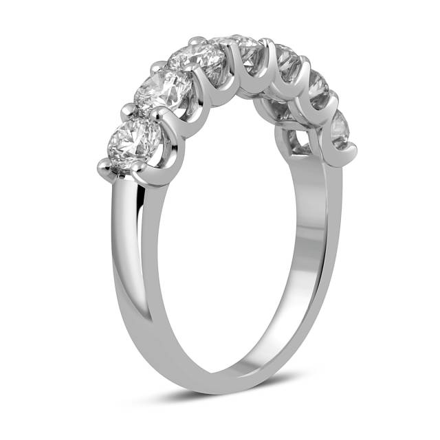 Кольцо из белого золота с бриллиантами (054524)
