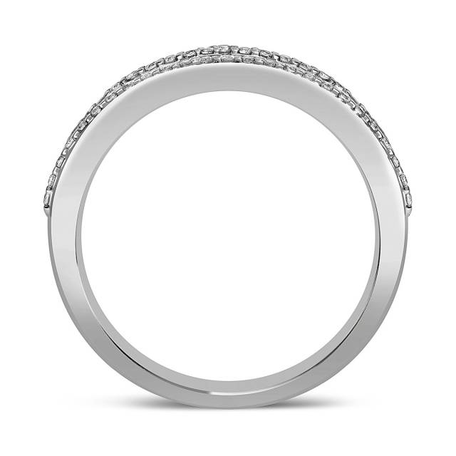 Кольцо из белого золота с бриллиантами (051986)