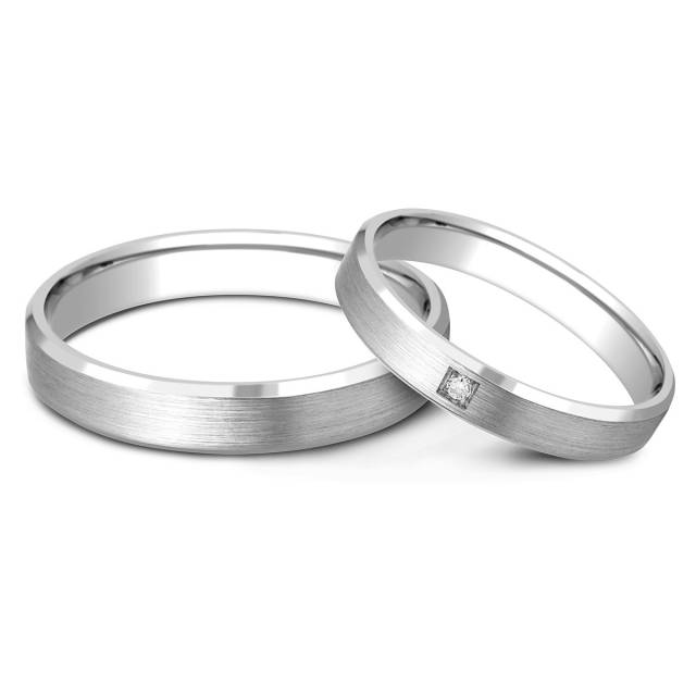 Обручальное кольцо из платины (023750)
