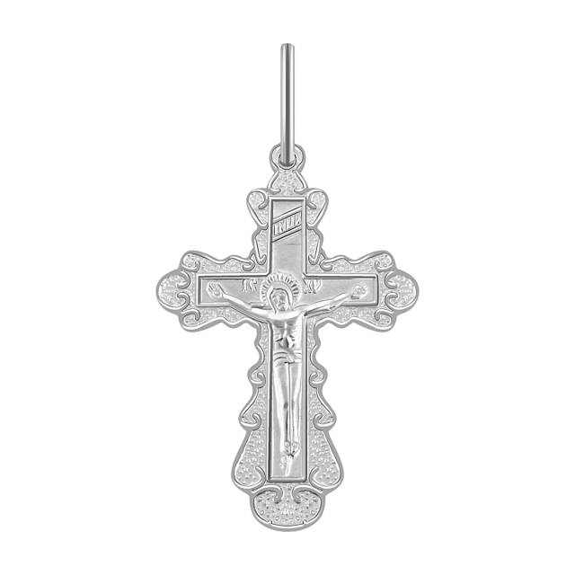 Кулон крест из платины (044906)