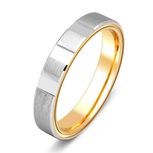 Обручальное кольцо из комбинированного золота TIAMO (052877)