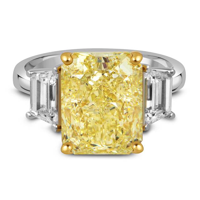 Помолвочное кольцо из белого золота с бриллиантами (052098)