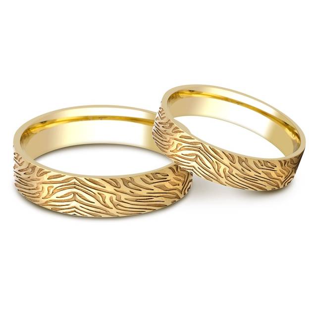 Обручальное кольцо из жёлтого золота (026010)
