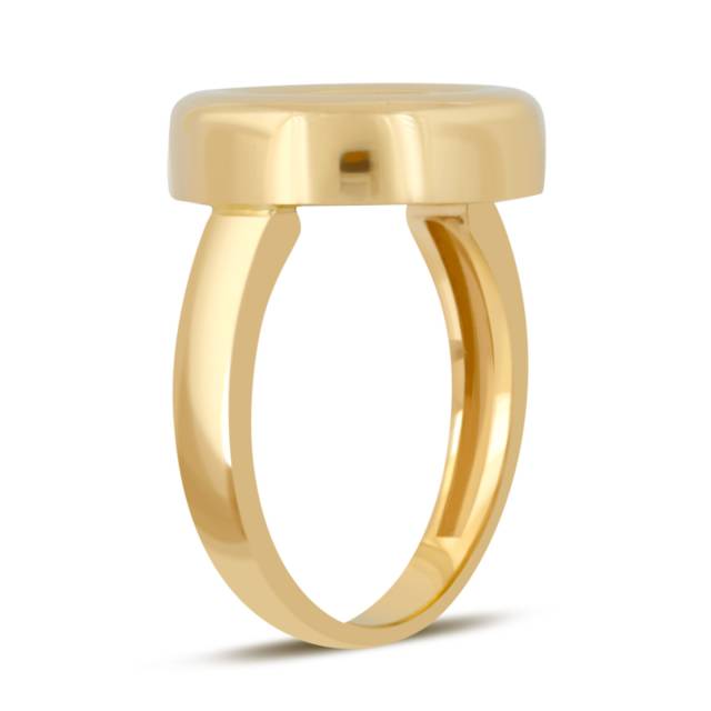 Кольцо из жёлтого золота с бриллиантом (039683)