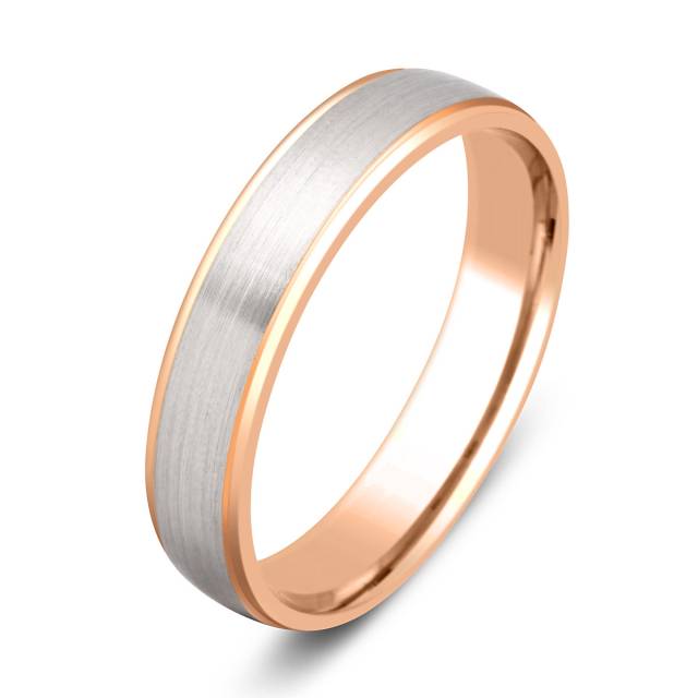 Обручальное кольцо из комбинированного золота (002326)