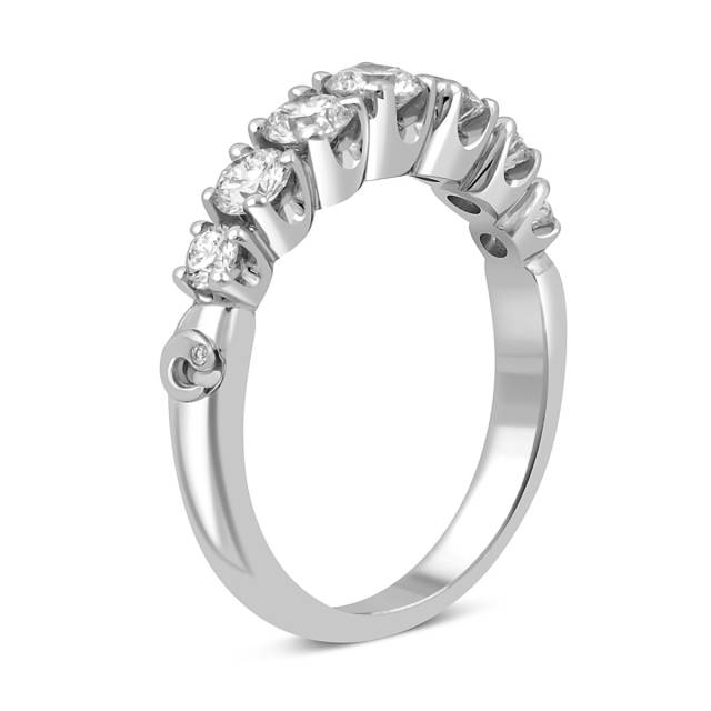 Кольцо из белого золота с бриллиантами "Crivelli" (049130)