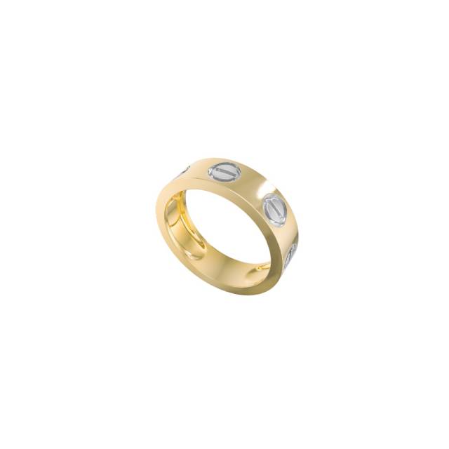 Кольцо из жёлтого золота  (058562)