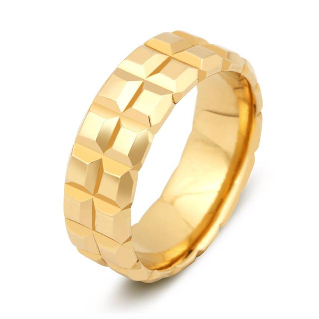 Кольцо из желтого золота (002196)