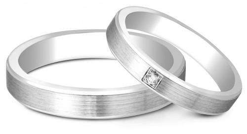 Обручальное кольцо из белого золота  Roberto Bravo 19.0