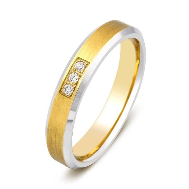 Обручальное кольцо с бриллиантами Roberto Bravo (000791)