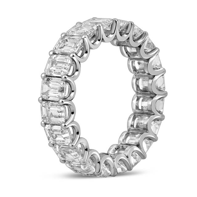Кольцо из белого золота с бриллиантами (049491)