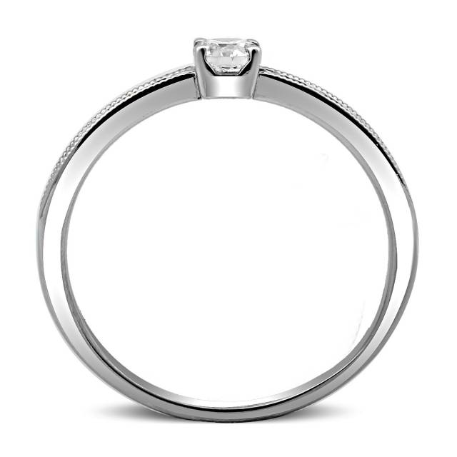 Помолвочное кольцо из белого золота с бриллиантами (015191)